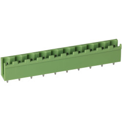 TruConnect 211863 7.62mm 10 Way 15A 300V Header Straight Top Entry Open