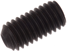 Śruba dociskowa M6 długość 12mm Stalowe Zestaw gniazd sześciokątnych Czarny, własny kolor Śruba dociskowa