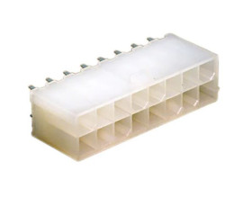 Wtyk PCB 16-pinowe raster: 4.2mm 2-rzędowe Molex Przewlekany 9.0A 600.0 V.