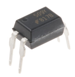 Transoptor FOD817B z tranzystorem 1-kanałowy DC MDIP 4 onsemi