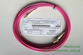 Patchcord ÅwiatÅowodowy LC-LC OM4 50/125Âµm MM duplex dÅ.15m wykonywany na za
