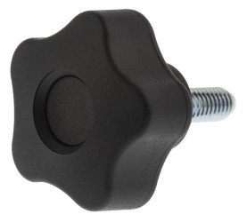 Pokrętło mocujące M6 długość gwintu: 16mm średnica pokrętła 32mm średnica gwintu: 6mm Z wieloma pokrętłami Kołek