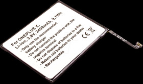 13259 Smartphone battery for ONEPLUS devices, Li-Ion, 2400 mAh
