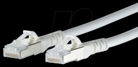 1308453088-E Patch cord RJ45 Cat.6A AWG26 S/FTP LSHF 3.0 m white