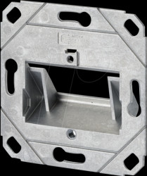 130B20D21200KE Keystone junction box, UP0, 2 port, unassembled