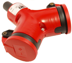 Rozgałęźnik siłowy podwójny z zatyczką 2421200-r PCE