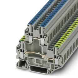 Złączka szynowa 2-piętrowa 4mm2 szara UTTB 4-PE/N 3046760 /50szt./