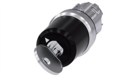 Key-Operated Switch Siemens, 22 Mm, Round, Metal, Shiny, Lock Number Ssg10...
