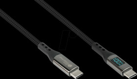 2213-D010S Sync &amp; charge cable, USB-C, 100 W, 1.0 m, digital display
