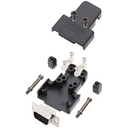Encitech 6355-0068-13 TRI-P D-Sub Housing 44 Pins black plastic 1pc