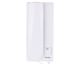 Zestaw domofonowy jednorodzinny FOSSA biały/ srebny OR-DOM-RL-901