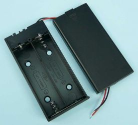 2x18650 UCHWYT Z POKRYWĄ