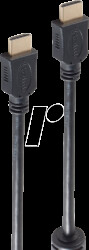BS77475-FERRIT HDMI A cable with ferrite, 4K 30 Hz, 5.0 m