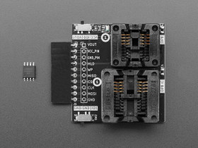 Adafruit Bus Pirate 5 SOIC / SOP8 SPI Flash Adapter