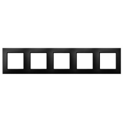 ARIA Ramka pięciokrotna czarny metalik R-5U/33