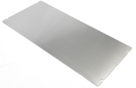 Base plate, aluminum, (L x W x H) 432 x 203 x 1 mm, natural, for series 1444, 1434-178