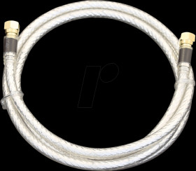 Modem connection cable with transparent shield