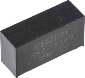 Przetwornica DC-DC, 2W, Uwe 10,8 → 13,2 V DC, Uwy 15V dc, Iwy 132mA, Recom