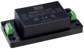MEAN WELL DDRH-15-15ST Przetwornica DC/DC, element konstrukcyjny 15 V/DC Ilość wyjść:1 x Content 1 szt.