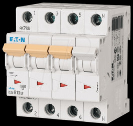 PLSM-C13/3N-MW Circuit breaker - 13 A, 3 + N, char - C