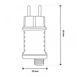 Ładowarka Zasilacz 1x USB 5V/1A DC Adapter Lampek Biurkowych Biały Lumiled