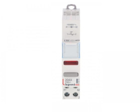 Łącznik modułowy bistabilny z lampką LED 1R 20A 110/400V AC LP452 412915