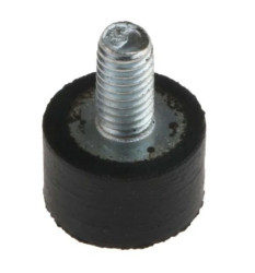 Nóżka z gwintem, M3, Ø 8mm, materiał: Guma naturalna 60Shore A, RS PRO