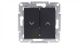 Asfora Łącznik Żaluzjowy Bez Ramki Antracyt Eph1300571