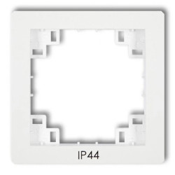 DECO Ramka pośrednia do łączników SITODRUK IP44 biała DRPH