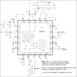 SiGe, High-Linearity, 2300MHz to 4000MHz Upconversion/Downconversion Mixer with LO Buffer