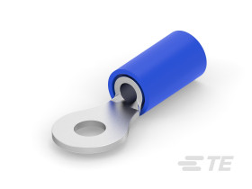 Zacisk oczkowy Ø , M3.5 (#6) izolowany Niebieski TE Connectivity