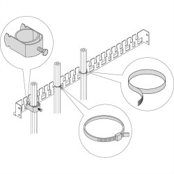 nVent SCHROFF 21236090 Szyna podtrzymująca kable 1 szt.