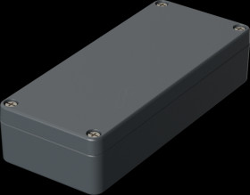 01103000 Aluminium housing, IP66, 150 x 64 x 34 mm