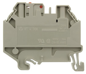 Listwa zaciskowa rozłączna Wieland poziomy: Pojedynczy 26 → 10AWGŚruba WT 4 TKM raster: 6mm 20A 500 V