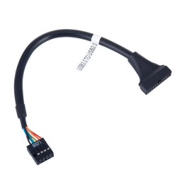 Adapter z kablem Akyga AK-CA-28 USB 19 pin ( m ) / USB 9 pin ( f ) 20cm