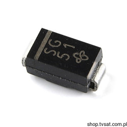 S1G Diode 400V 1A SMD-DO214AC GSE