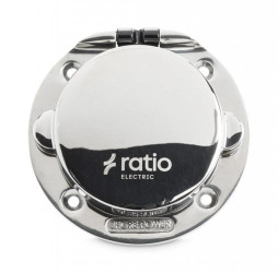 Gniazdo Zasilania Brzegowego 16A Stal Nierdzewna MP16-10