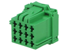 Złącze Automotive MCP żeńskie zielone 12-PIN 8-968972-1