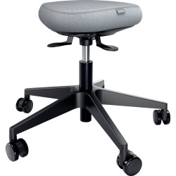 Leitz 65770095 Stool Grey, Black
