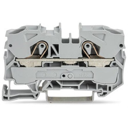 Kostka zaciskowa na szynie DIN WAGO poziomy: 1 8AWGWciskane TOPJOB S