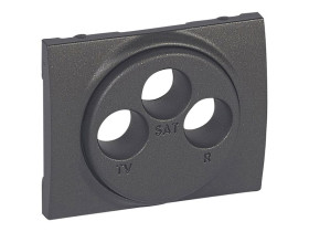 SISTENA LIFE Plakietka Choco do gniazd tv-rd-sat 771273 LEGRAND