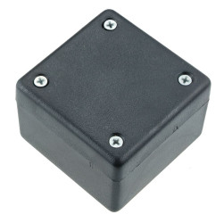 Hammond 1594ASBK Black Heavy Duty GPABS Enclosure 56 x 56 x 40mm