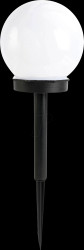 49918 Solar LED spike globe, white, 10 cm, IP44