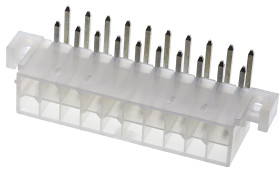 Wtyk PCB 20-pinowe raster: 4.2mm 2-rzędowe Molex Przewlekany 6.0A 600.0 V.