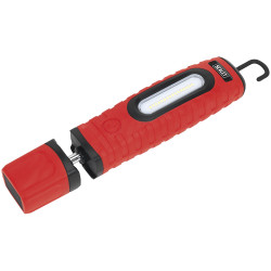 Sealey LED360PLUSR Rechargeable 360&#xB0; Inspection Light 16 SMD LED &amp; 3W LED Red