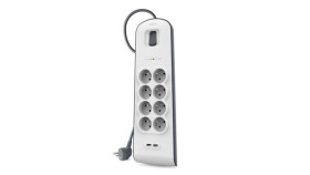 Belkin 2M, 8-Portowa Listwa + 2X Usb-A 2.4A, 900J