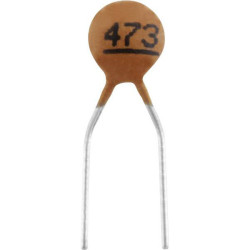 TRU COMPONENTS TC-K47NF5 Ceramic capacitor THT 47 nF 100 V 20% Ceramic