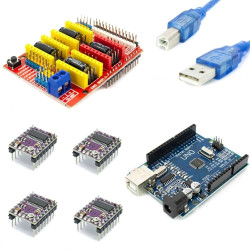 Zestaw CNC dla 4 silników - Stepsticki DRV8825