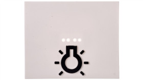 Sistena Life Klawisz Pojedynczy /Światło/ Arctic 771010