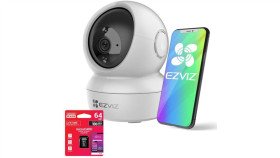 Kamera Wifi Ezviz H6c (2Mp) Z Kartą Pamięci 64Gb Goodram